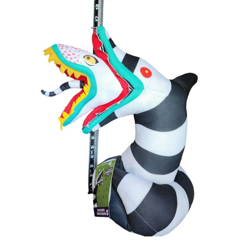 Beetlejuice 17” Plush Sandworm Halloween Greeter - Picture 11 of 13